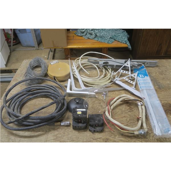 Air Hose / Wire / Chaulk Line / Heavy Duty Wire / Support Brackets / L Brackets / Light Cover