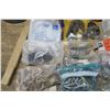 Image 8 : Various Hardware Items - A lot New in Package: Steel Strapping / Clamps/ Hooks / Cuboard Handles / S