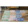 Image 1 : 4 Sask Plates - 5 Alberta plates - 2 Michigan Plates - 3 Minnesota Plates - 3 British Columbia Plate