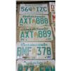 Image 2 : 4 Sask Plates - 5 Alberta plates - 2 Michigan Plates - 3 Minnesota Plates - 3 British Columbia Plate