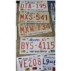 Image 3 : 4 Sask Plates - 5 Alberta plates - 2 Michigan Plates - 3 Minnesota Plates - 3 British Columbia Plate