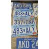 Image 4 : 4 Sask Plates - 5 Alberta plates - 2 Michigan Plates - 3 Minnesota Plates - 3 British Columbia Plate