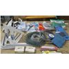 Image 1 : 2 Sets of Brackets / Various Weather Strip - New in Package / Various Rolls of Steel Line / Sawzall 