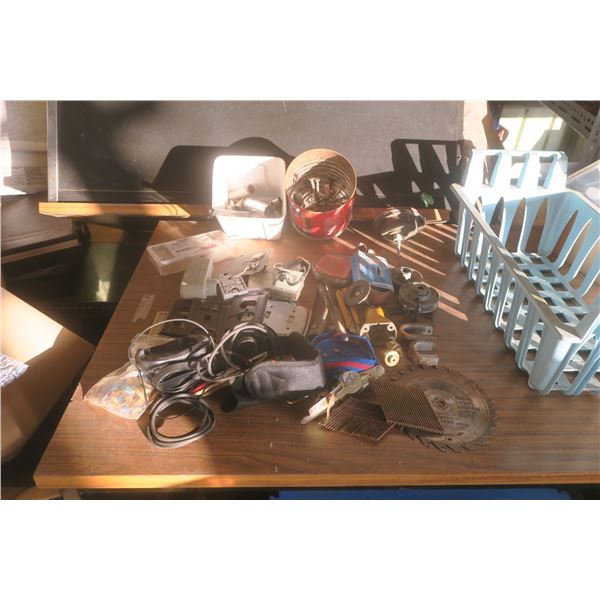 Bin of Assorted Hareware