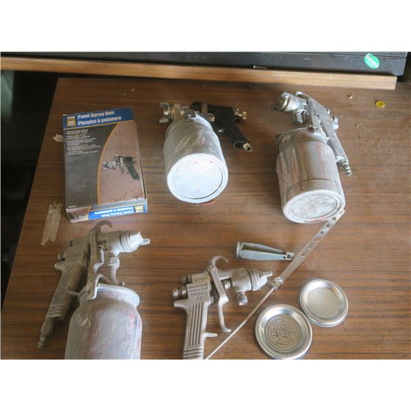 3 x Spray Gun with Tank / 1 Spray Gun / 1 Spray Gun Binks Model 62