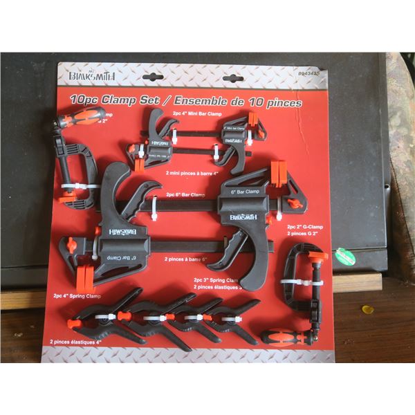 Mr Blacksmith - 10pc Clmap Set