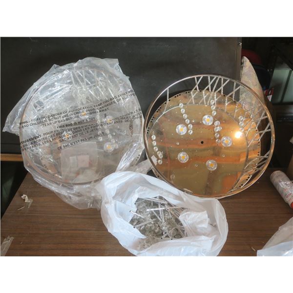 2 x Hanging Light Fixtures