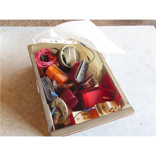 Bin Of Light Covers and Wires