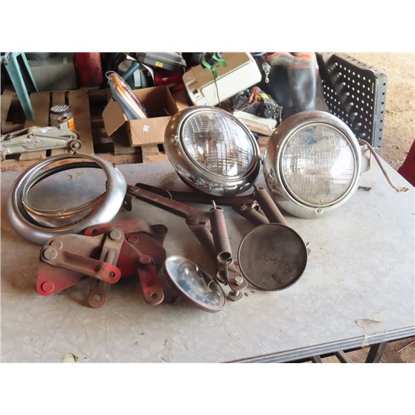 1950 Ford Headlights + Hood Hinges
