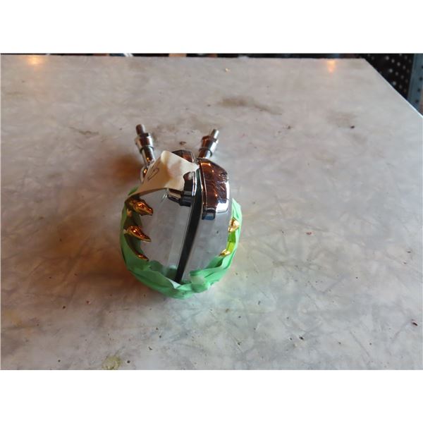 Motorcycle Side Mirrors - Golden Hand Design