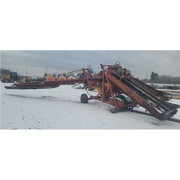 Sims industrial equipment conveyor belt for potato farm