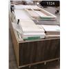 Image 1 : Pallet #3, large 4 X 8 pallet of wood & composite panels, also some cabinet doors
