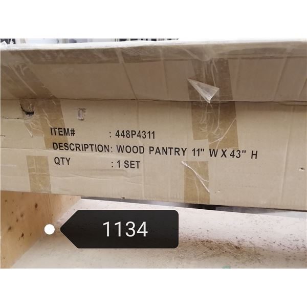 New pantry roll out organizer, attaches to cabinet door.