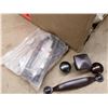Image 2 : Box of dark finished knobs & pulls,black,bronze and other