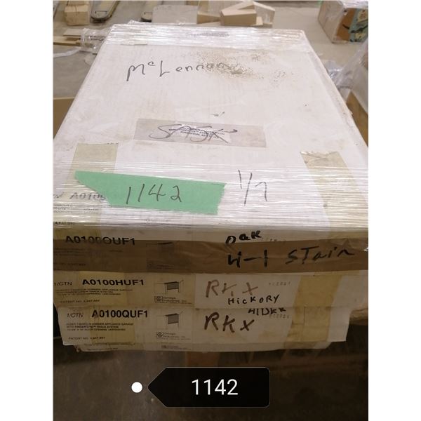 4 new under cabinet angled appliance garages. Oak,hickory,alder