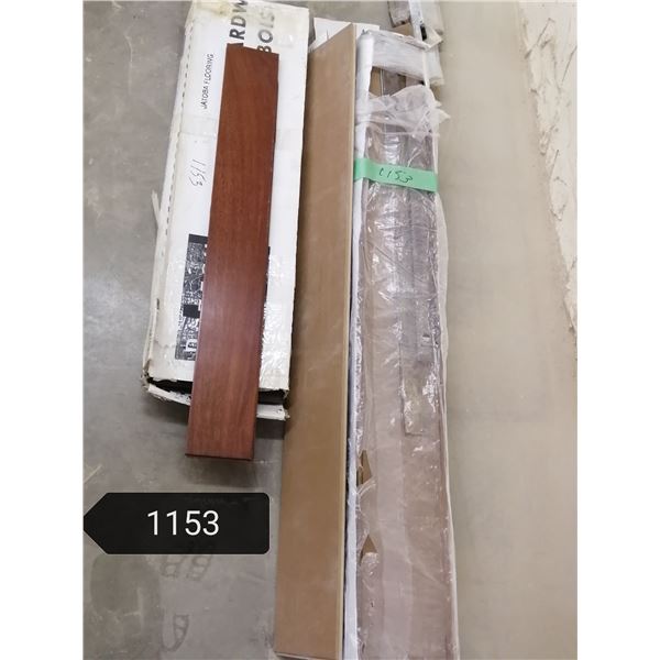 3 new boxes of new 3/8 & 5/8” solid wood flooring.