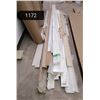 Image 1 : Large selection of painted, vinyl & wood mouldings, various lengths & colours