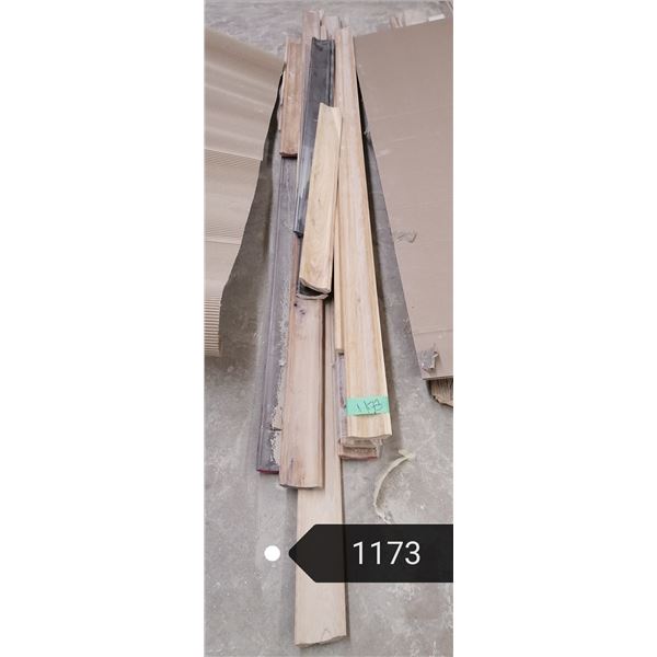 Misc 4” cove style wood crowns/oak/hickory,maple