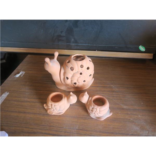 Snail Candle Holders