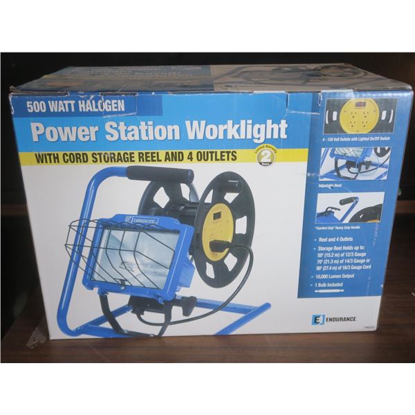 500 WATT Halogen - Power Station Work Light