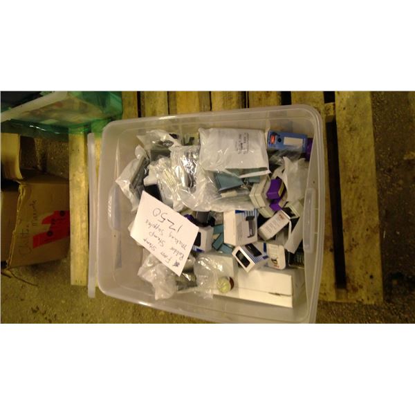 Tote of Fast stamp making supplies