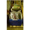 Image 1 : Tote and box of office supplies