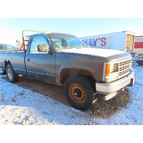 1992, CHEV K/V 10/1500 REG CAB 4WD, Truck 1GCEK14H1NE192934