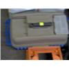 Image 1 : BLUE AND BROWN TOOL BOX