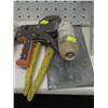 Image 1 : STAPLER, WATER PUMP PLYERS, AND TROWEL