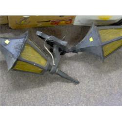 2 OUT DOOR COACH LIGHTS