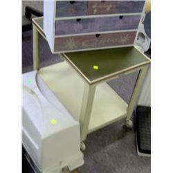 SMALL METAL CART W/ WHEELS------16