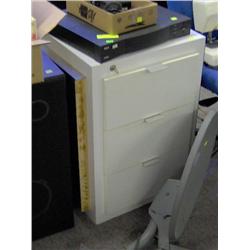 3 DRAWER PEDESTAL W/ KEY