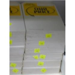 6 PACKS OF PRICE TAGS