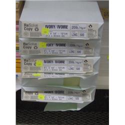 5 PACKAGES  OF PAPER