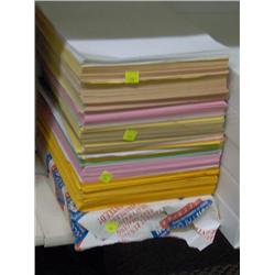 QUANTITY OF CARBONLESS PAPER AND OTHER PAPER