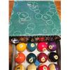 Image 3 : Vintage Belgian billiard ball set in box