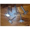 Image 2 : Five vintage key-wind keys, good for clocks, toys & more