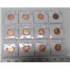Lot of 12 European Euro coins. Includes Austria, Belgium, Finland, France, Germany, Greece, Ireland,