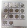 Image 1 : Lot of 14 Canadian Nickel Dollars. Includes 1968, 1969, 1971 BC, 1972, 1973 PEI, 1974 Winnipeg, 1975