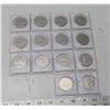 Image 2 : Lot of 14 Canadian Nickel Dollars. Includes 1968, 1969, 1971 BC, 1972, 1973 PEI, 1974 Winnipeg, 1975