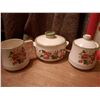 Image 3 : Stawberry Cups (Corelle), Tray, S&P, Cream & Sugar