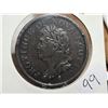 Image 3 : 1824 Nova Scotia, one penny token coin - Thistle