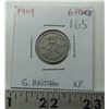 Image 1 : Great britain 6-pence 1949 coin X.F condition