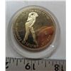 Image 1 : King of pop micheal jackson tribute coin 24k gold plate proof-like