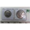 Image 1 : USA 1976 kennedy half-dollar & 1976 eisenhower dollar Bi-centennial