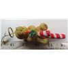 Image 2 : Cherished teddy bear with candle & candy cane hanging ornament 2005