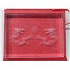 Image 1 : etched dragon crystal w/case