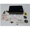 Image 1 : jewelry case and assorted jewelry