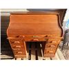 Image 3 : Winners Only vintage secretary desk with key 48"W x 46"H 29"D