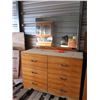 Image 1 : birch vanity/chest of drawers with mirror